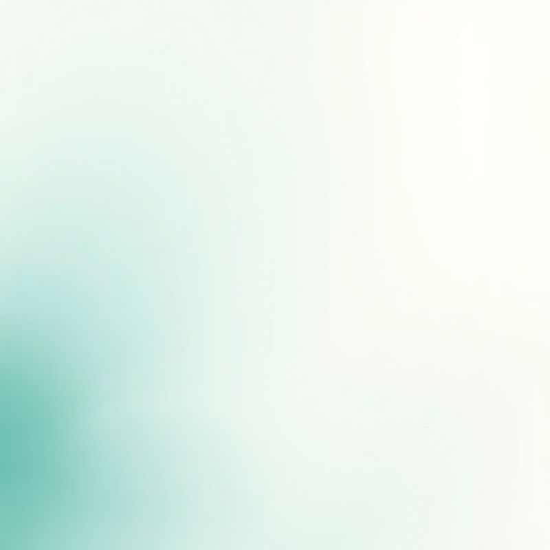 Weicher Teal-Off-White-Gradient als Kontakt-Hintergrund